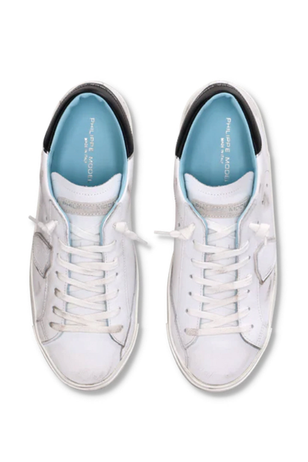 PHILIPPE MODEL Sneaker bassa Prsx bianco e nero