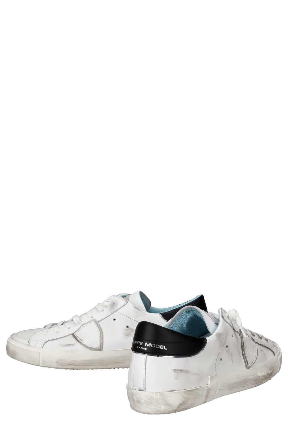 PHILIPPE MODEL Sneaker bassa Prsx bianco e nero