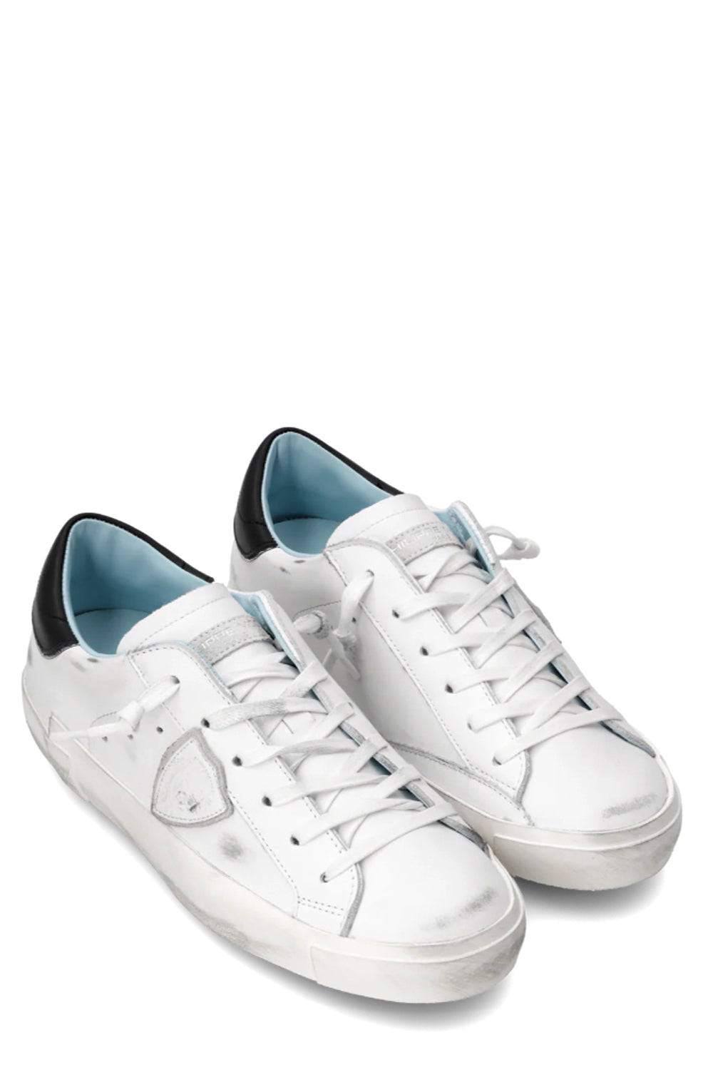PHILIPPE MODEL Sneaker bassa Prsx donna bianco e nero