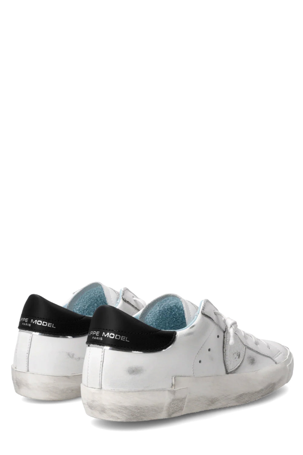 PHILIPPE MODEL Sneaker bassa Prsx donna bianco e nero
