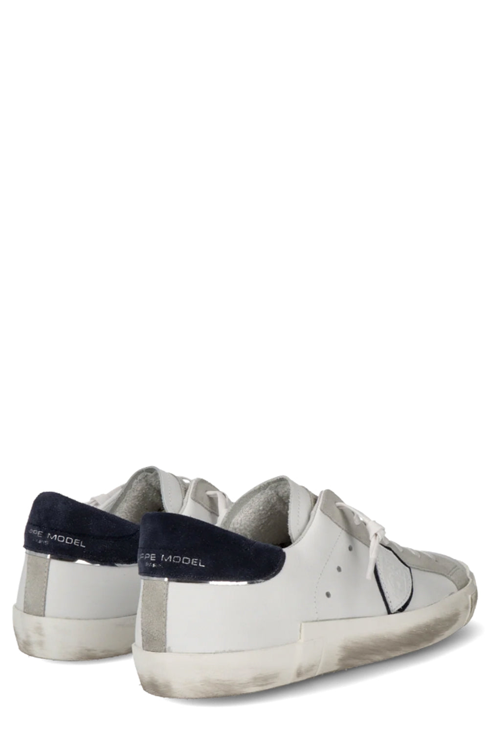 PHILIPPE MODEL Sneaker bassa Prsx uomo bianco e blu