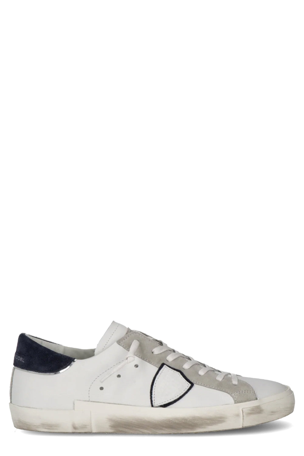 PHILIPPE MODEL Sneaker bassa Prsx uomo bianco e blu
