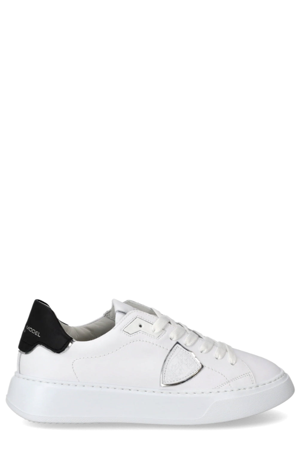 PHILIPPE MODEL Sneaker bassa Temple donna bianco e nero