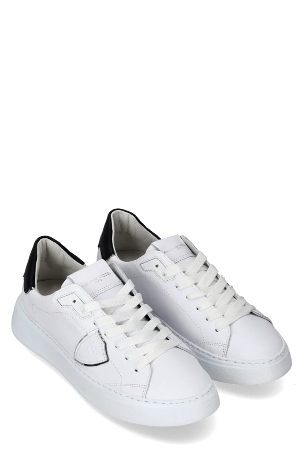 PHILIPPE MODEL Sneaker bassa Temple donna bianco e nero