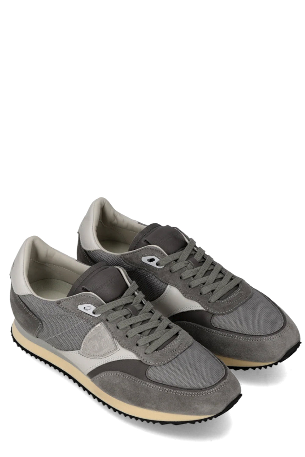 PHILIPPE MODEL Sneakers Blville Uomo Grigio Bianco