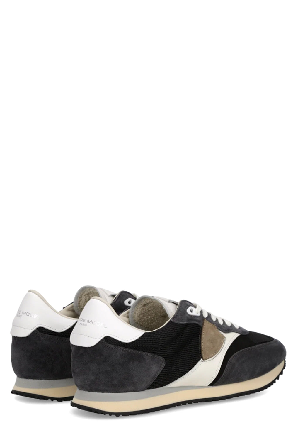 PHILIPPE MODEL Sneakers Blville Uomo Nero Bianco Beige