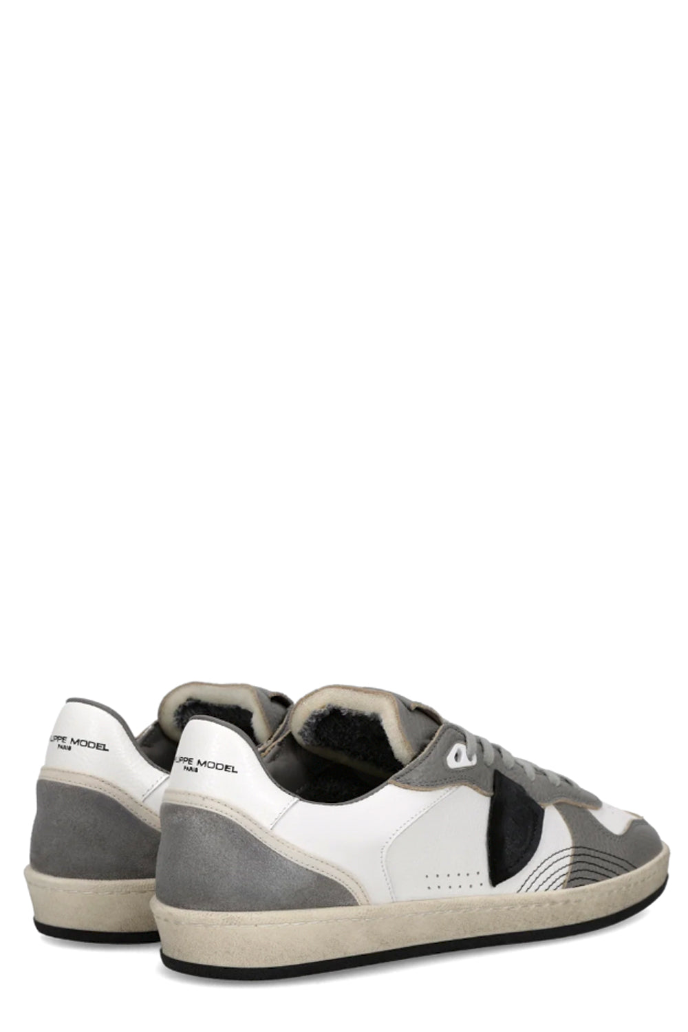 PHILIPPE MODEL Sneakers Pgal Uomo Bianco Grigio Nero