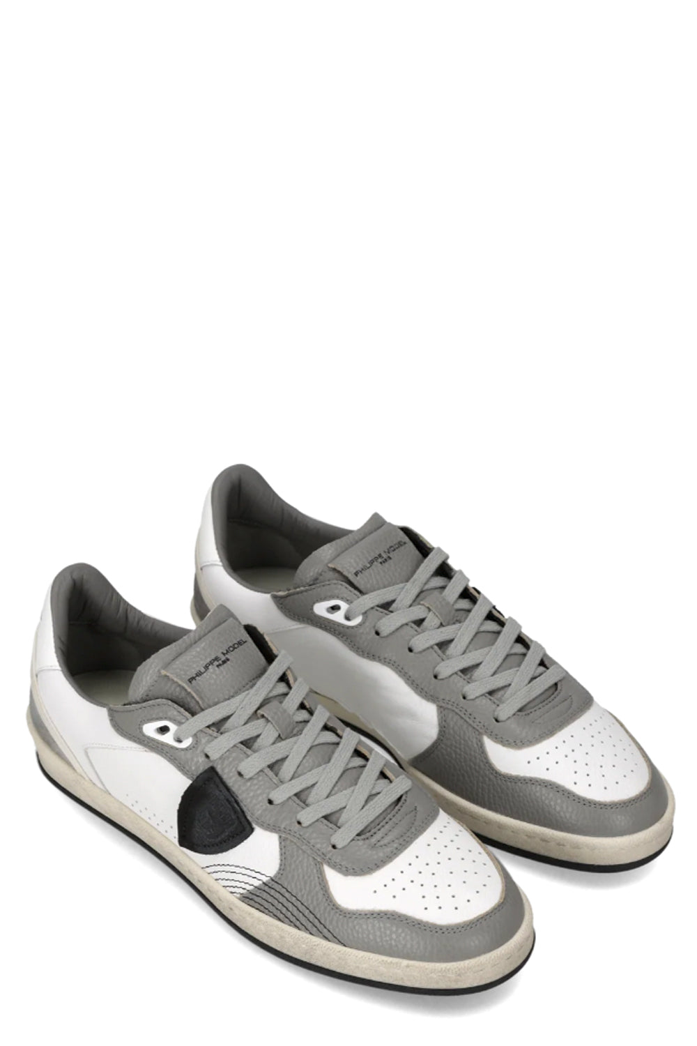 PHILIPPE MODEL Sneakers Pgal Uomo Bianco Grigio Nero
