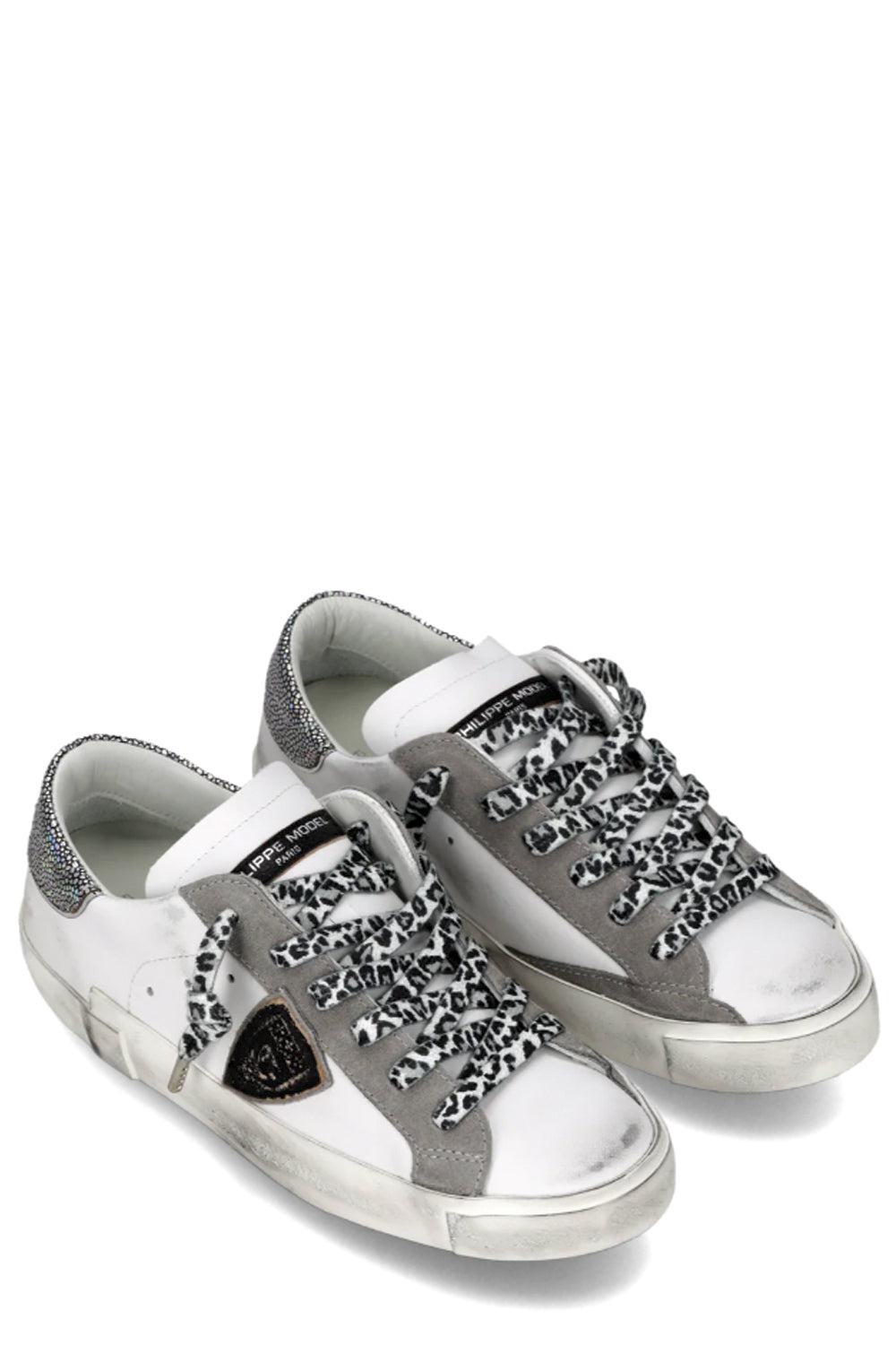 PHILIPPE MODEL Sneakers Prsx Donna Bianco Grigio Nero