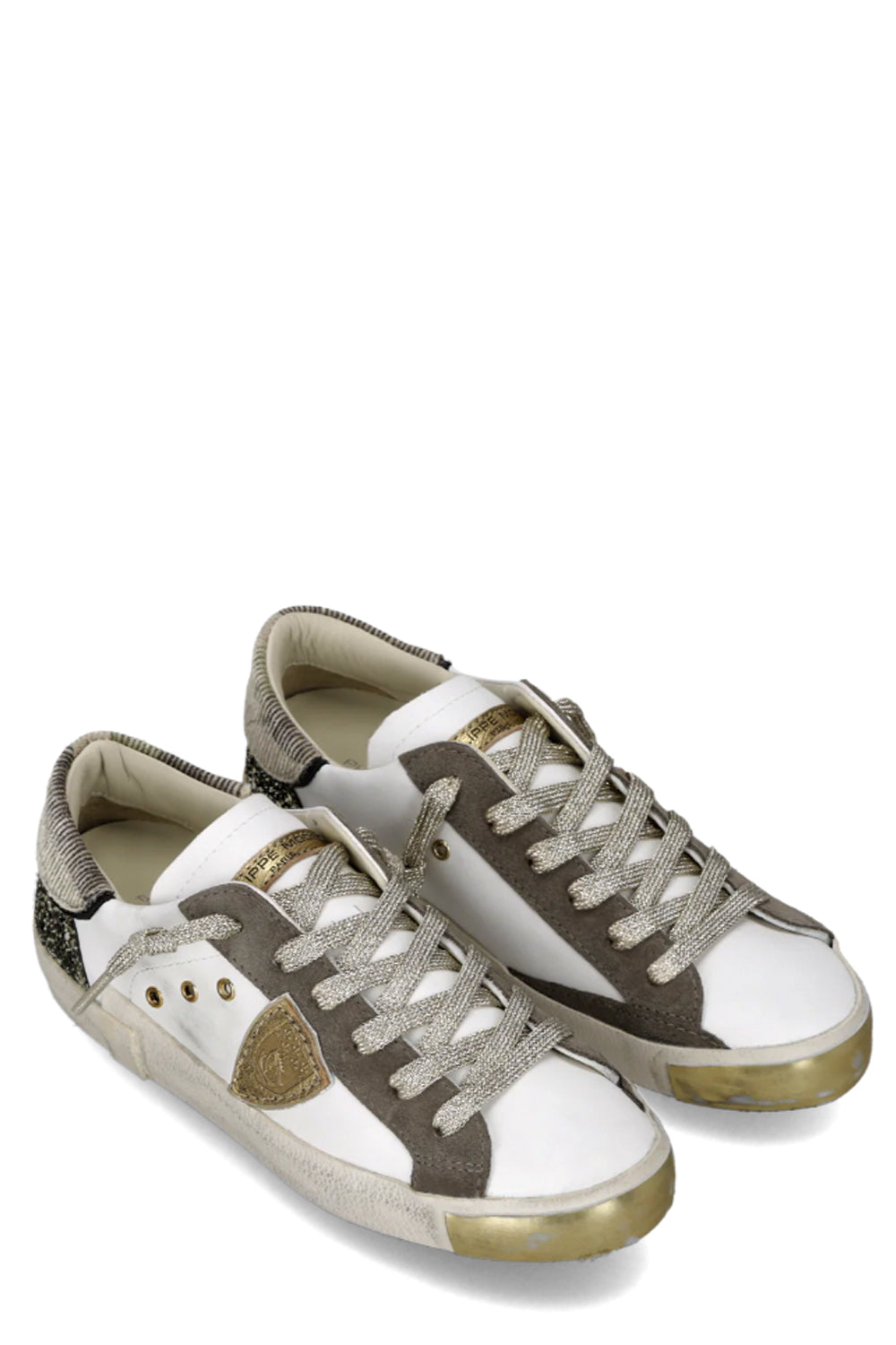 PHILIPPE MODEL Sneakers Prsx Donna Bianco Verde Militare