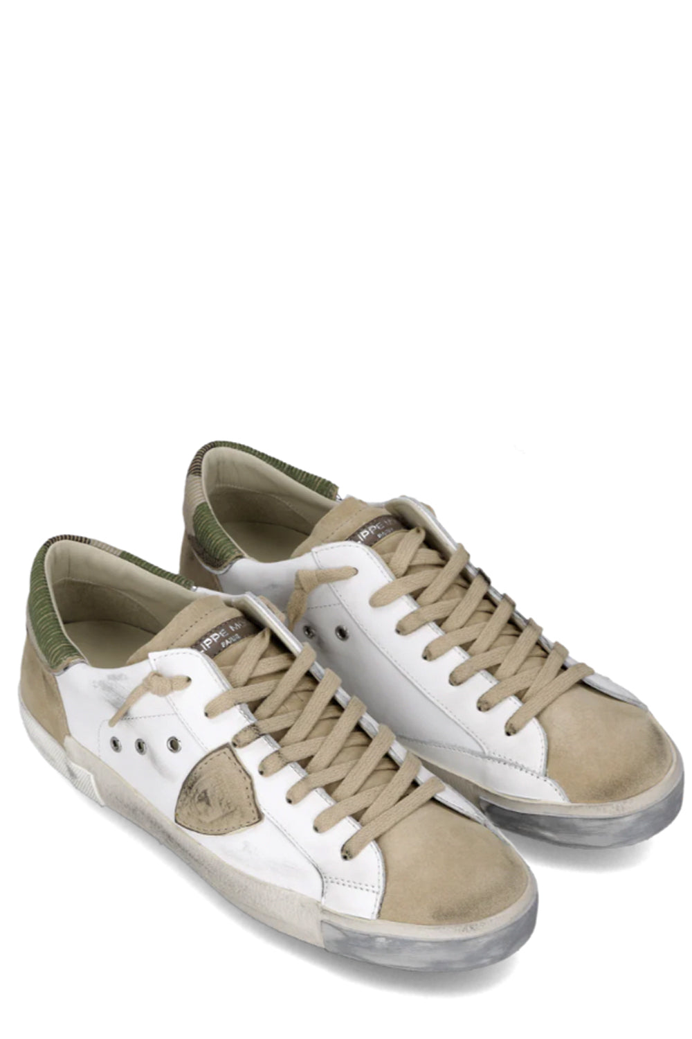 PHILIPPE MODEL Sneakers Prsx Uomo Bianco Beige