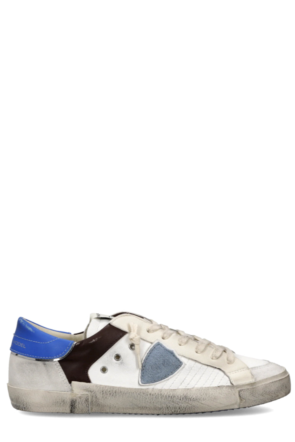 PHILIPPE MODEL Sneakers Prsx Uomo Bianco Marrone Bluette
