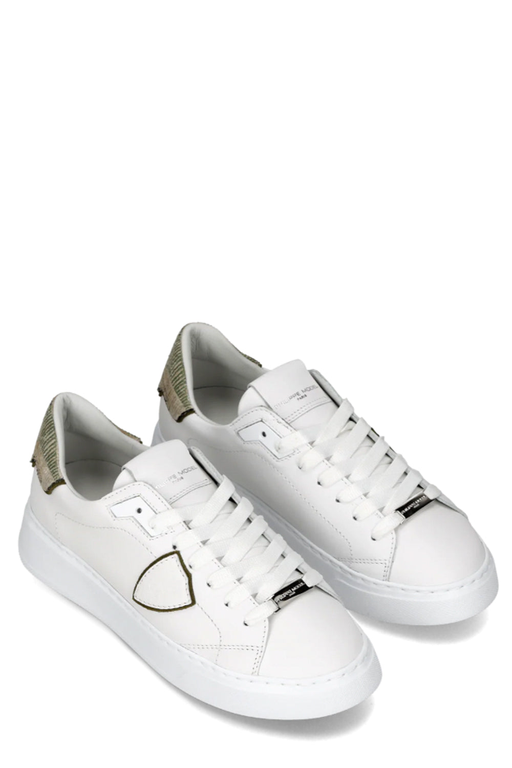PHILIPPE MODEL Sneakers Temple Donna Bianco Camouflage
