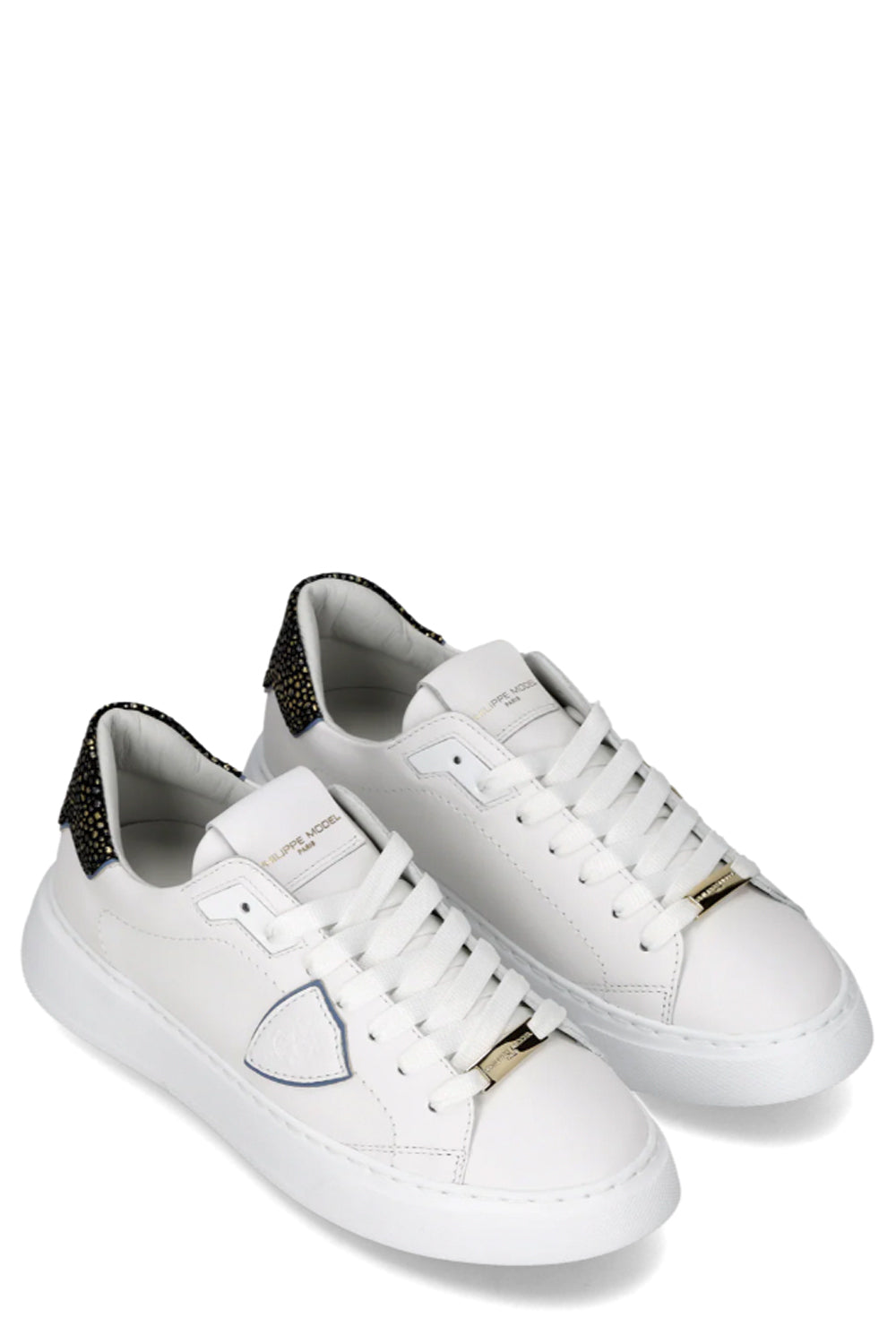 PHILIPPE MODEL Sneakers Temple Donna Bianco Nero