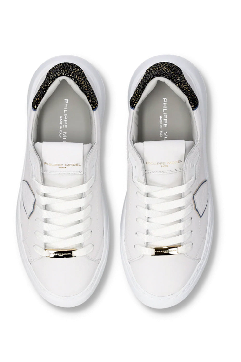 PHILIPPE MODEL Sneakers Temple Donna Bianco Nero