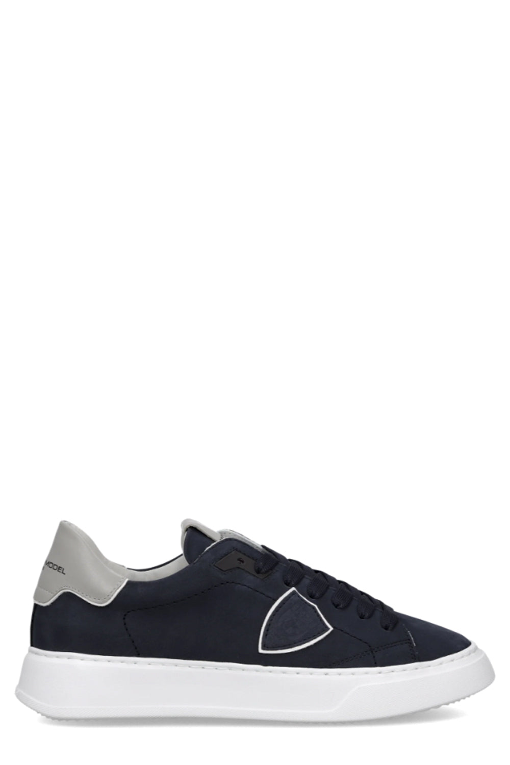 PHILIPPE MODEL Sneakers Temple Uomo Bianco Blu Grigio