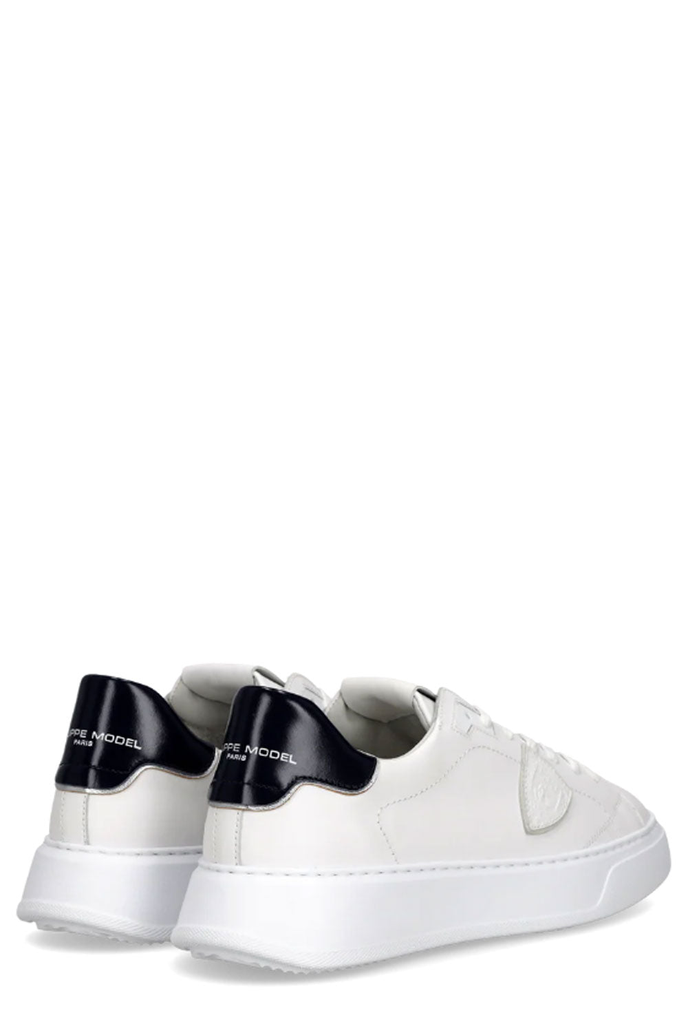 PHILIPPE MODEL Sneakers Temple Uomo Bianco Blu Oceano