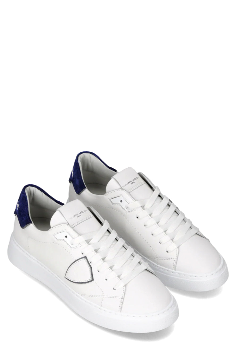 PHILIPPE MODEL Sneakers Temple Uomo Bianco Blu