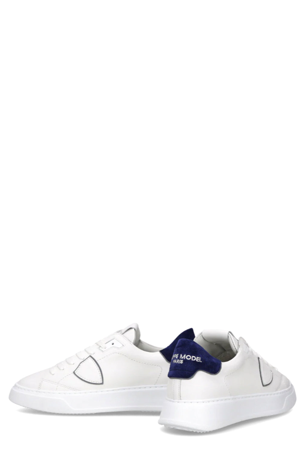 PHILIPPE MODEL Sneakers Temple Uomo Bianco Blu BTLU-VD23--41