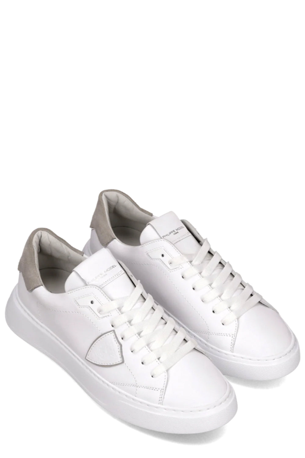 PHILIPPE MODEL Sneakers Temple Uomo Bianco Grigio