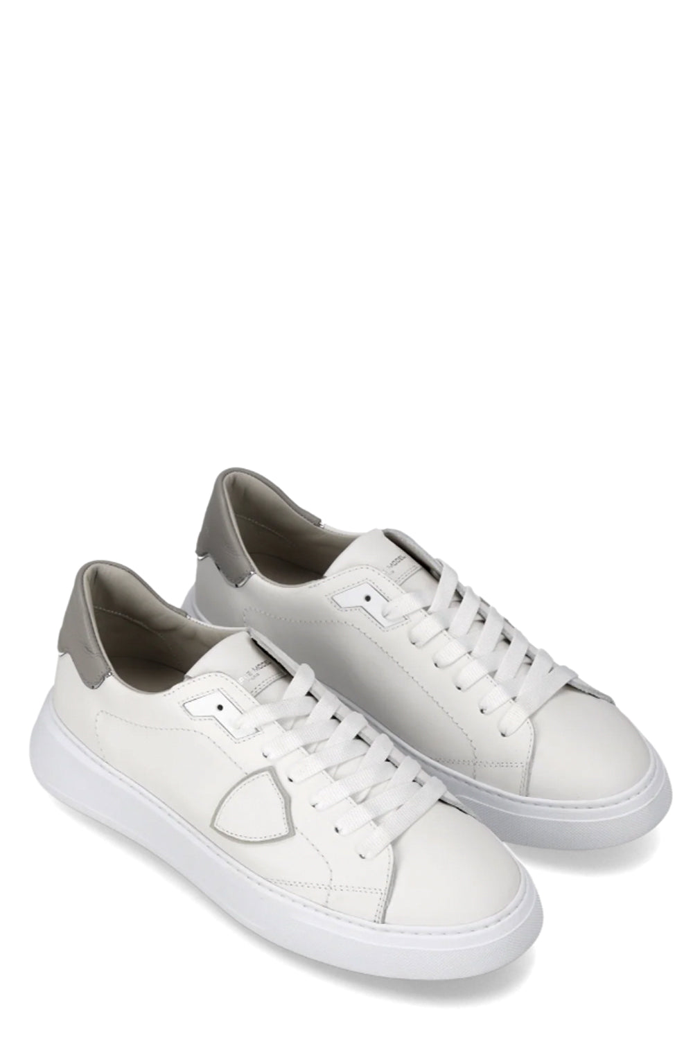 PHILIPPE MODEL Sneakers Temple Uomo Bianco e Grigio