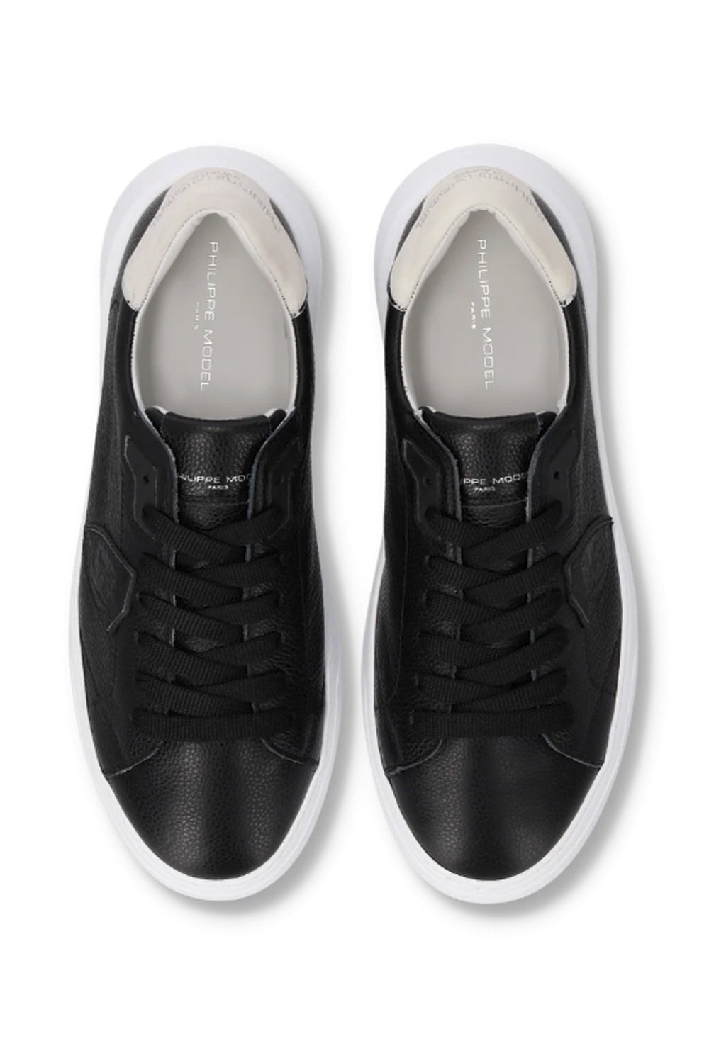PHILIPPE MODEL Sneakers Temple Uomo Nero Latte