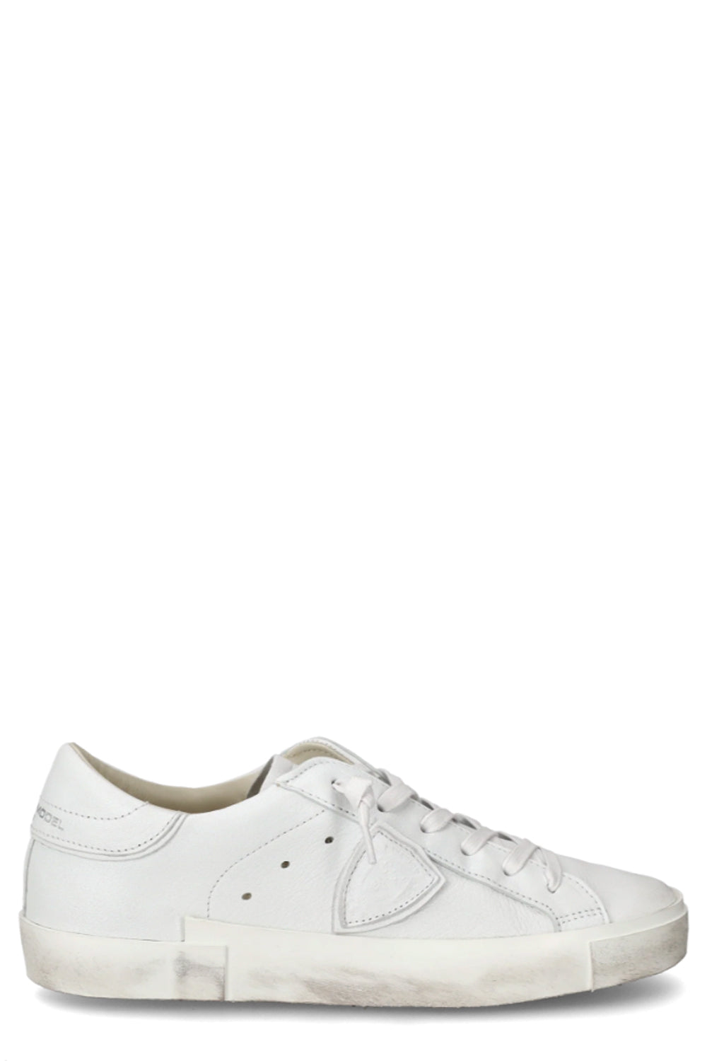 PHILIPPE MODEL Sneakers basse Prsx in pelle Bianco