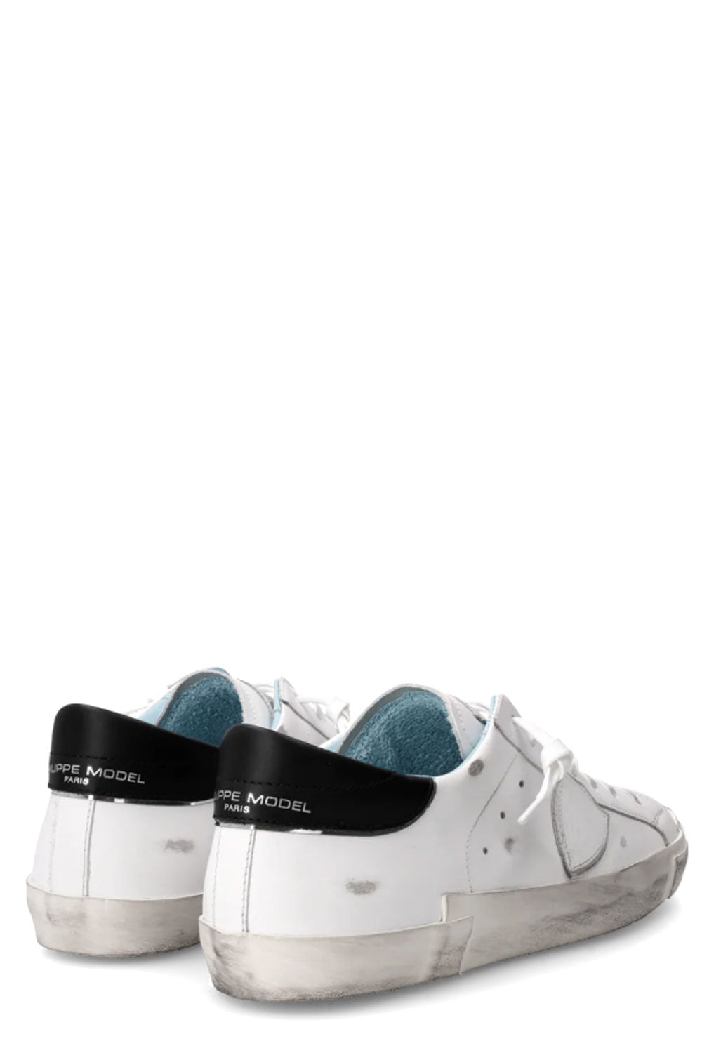 PHILIPPE MODEL Sneaker bassa Prsx Uomo bianco e nero