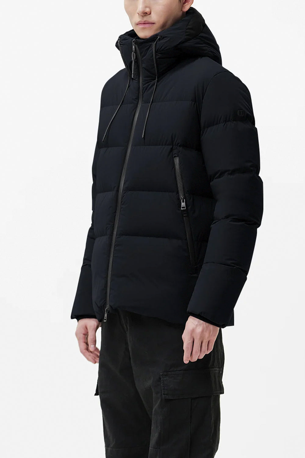 DUNO Giubbotto Jump packable in tessuto bi-stretch