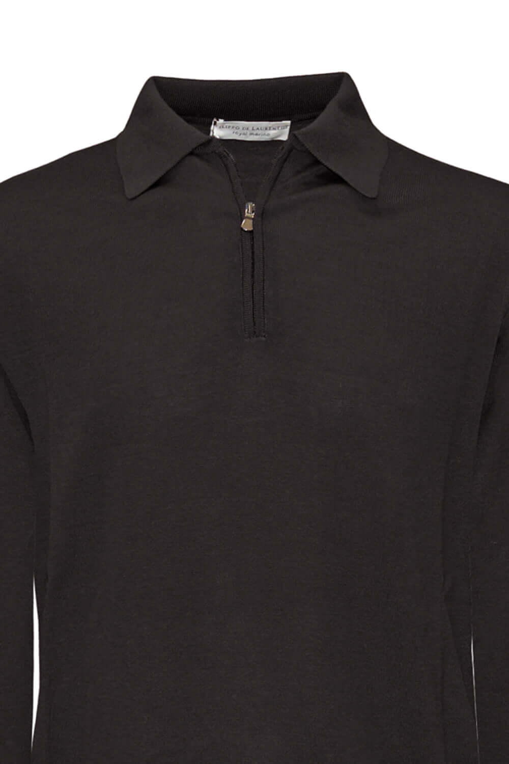 FILIPPO DE LAURENTIIS Polo in lana con zip Uncategorized FILIPPO DE LAURENTIIS