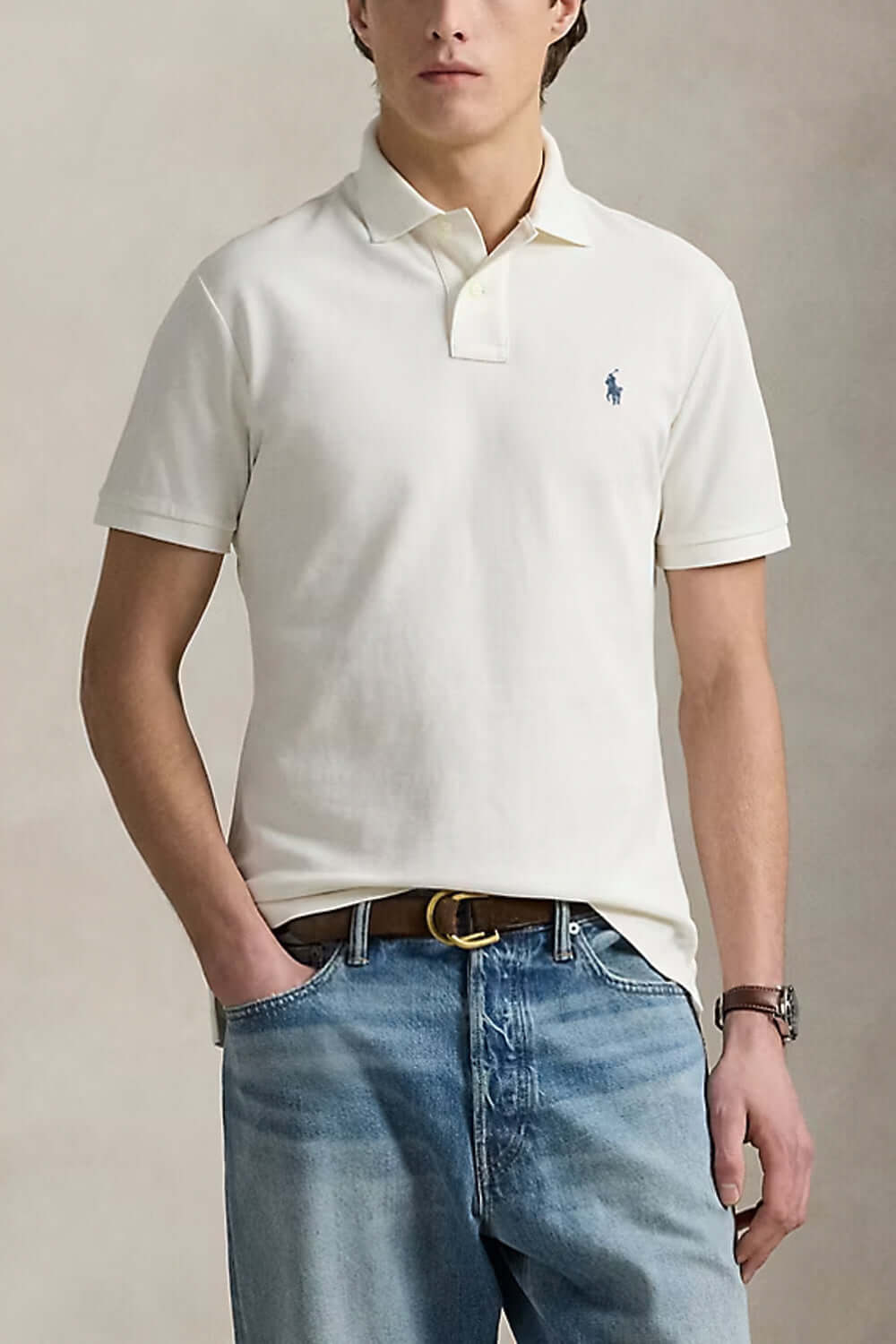 POLO RALPH LAUREN Polo in piqué Custom Slim-Fit Uncategorized POLO RALPH LAUREN