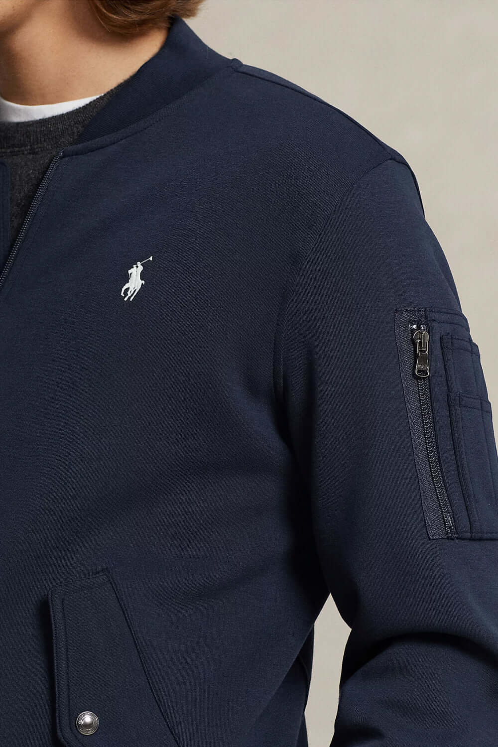 POLO RALPH LAUREN Bomber a maglia doppia Uncategorized POLO RALPH LAUREN