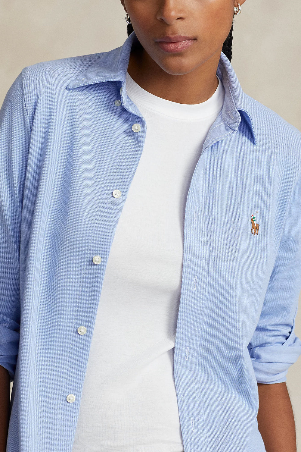 POLO RALPH LAUREN Camicia Oxford in cotone Slim-Fit Uncategorized POLO RALPH LAUREN