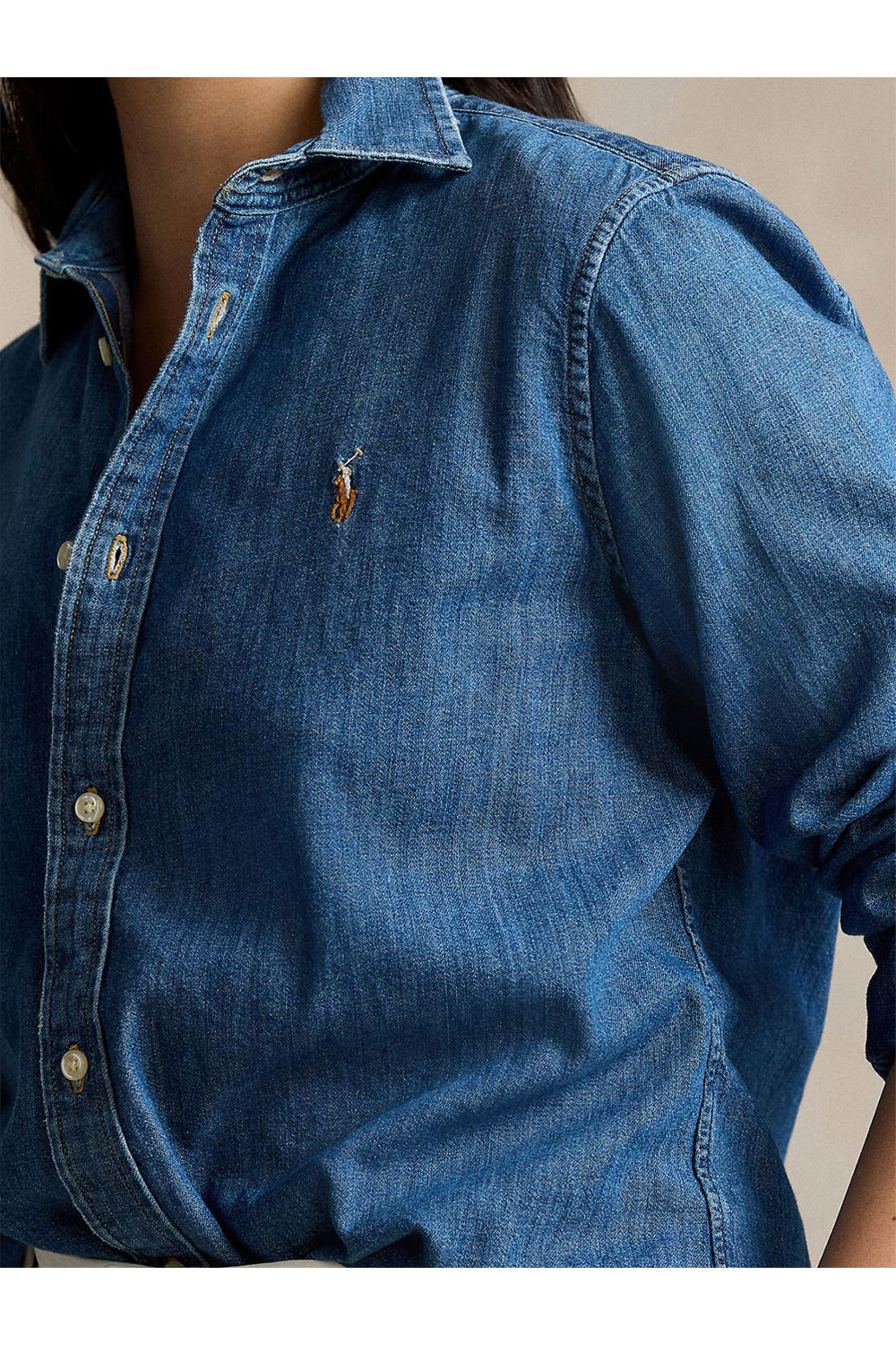 POLO RALPH LAUREN Camicia Slim Fit in denim