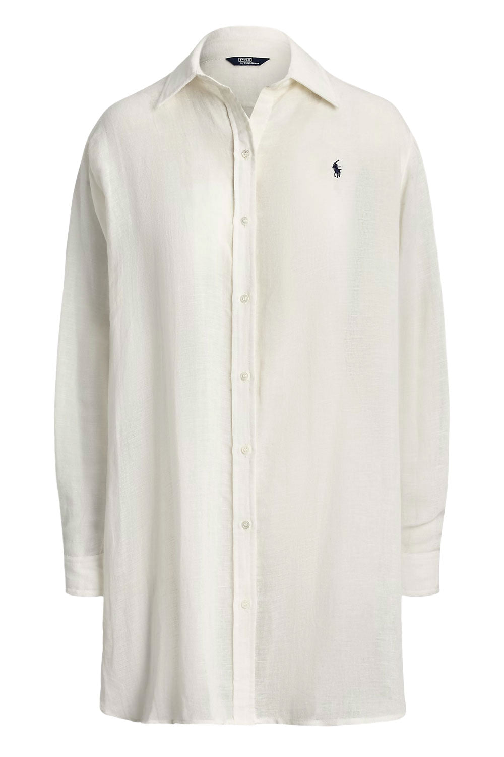 POLO RALPH LAUREN Camicia boyfriend in lino e cotone