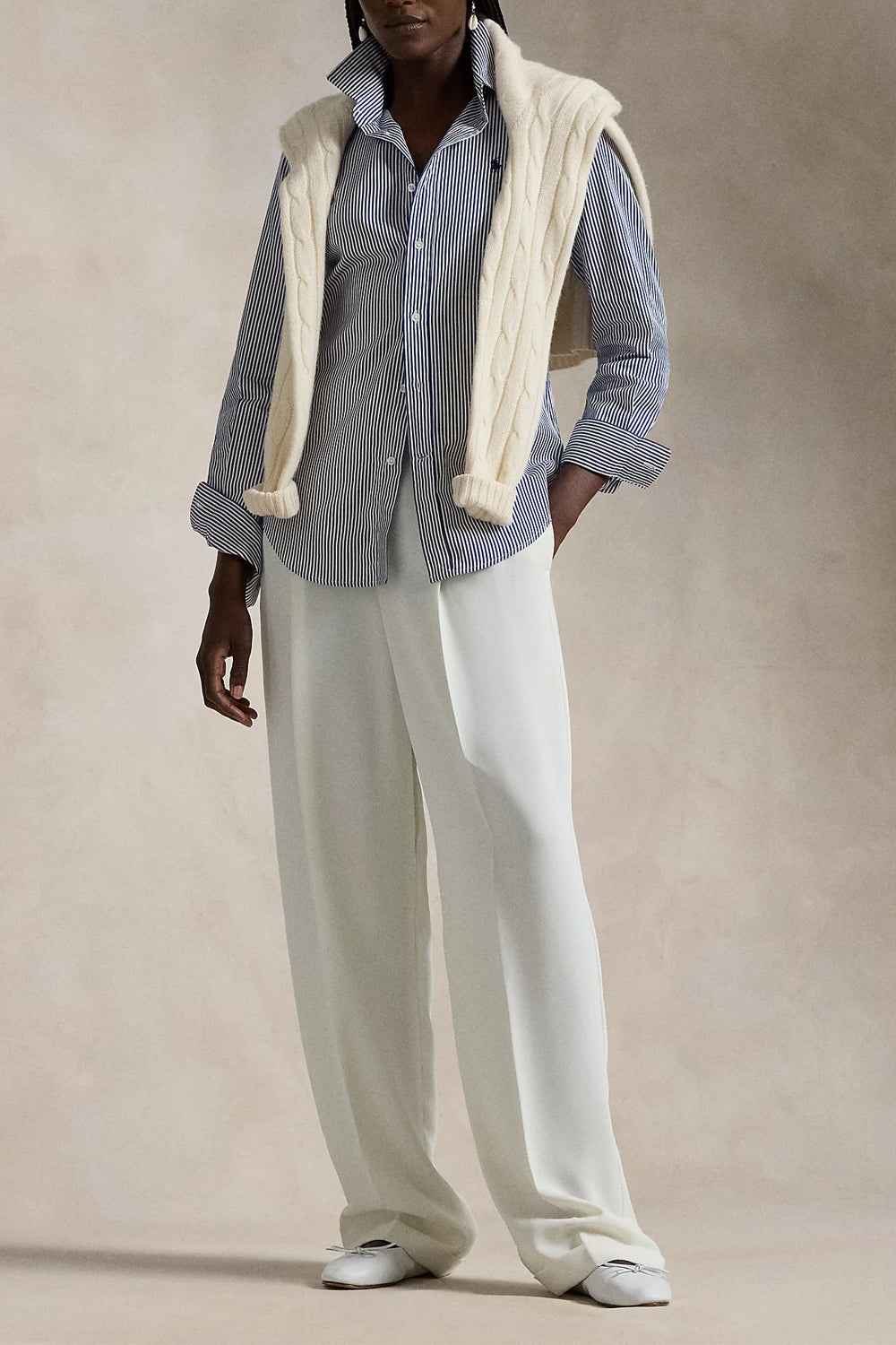 POLO RALPH LAUREN Camicia in cotone a righe Slim-Fit Uncategorized POLO RALPH LAUREN