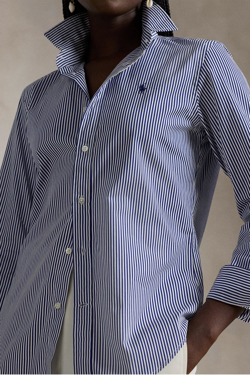 POLO RALPH LAUREN Camicia in cotone a righe Slim-Fit Uncategorized POLO RALPH LAUREN