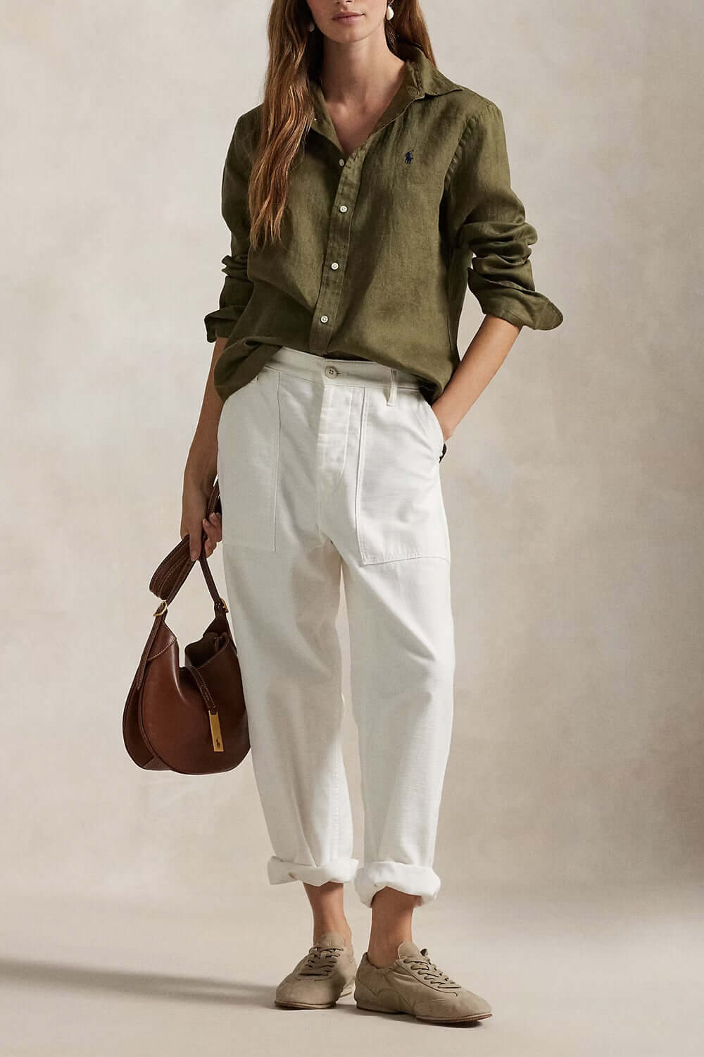 POLO RALPH LAUREN Camicia in lino Classic-Fit