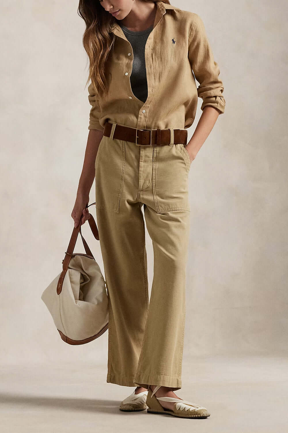 POLO RALPH LAUREN Camicia in lino Classic-Fit