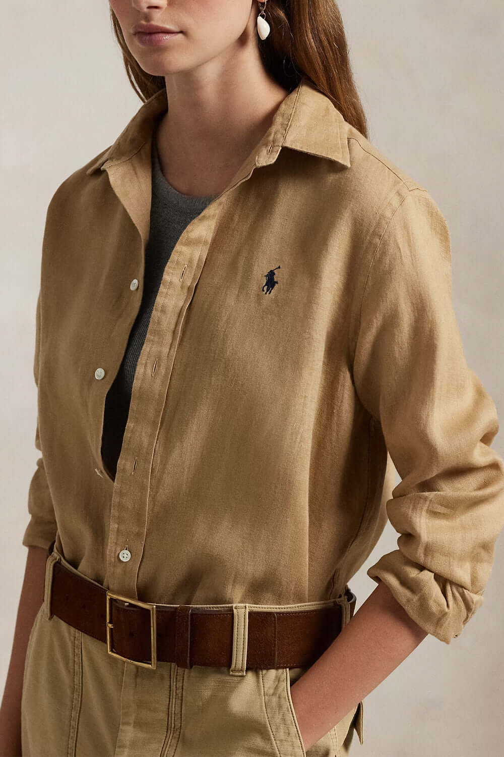 POLO RALPH LAUREN Camicia in lino Classic-Fit