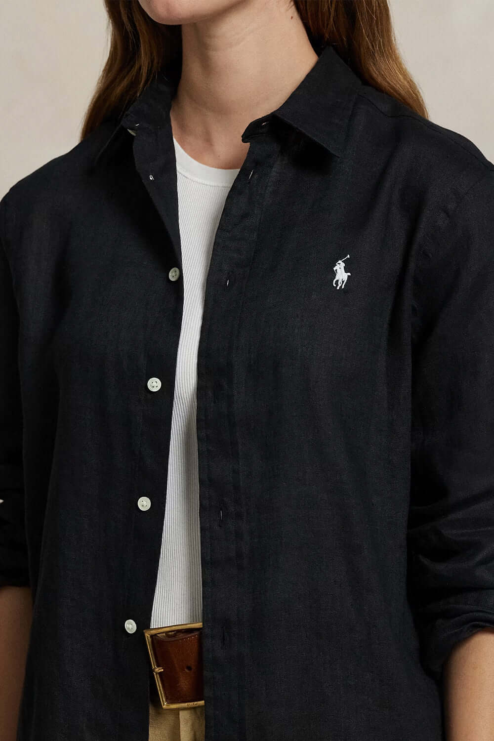 POLO RALPH LAUREN Camicia in lino Classic-Fit Uncategorized POLO RALPH LAUREN