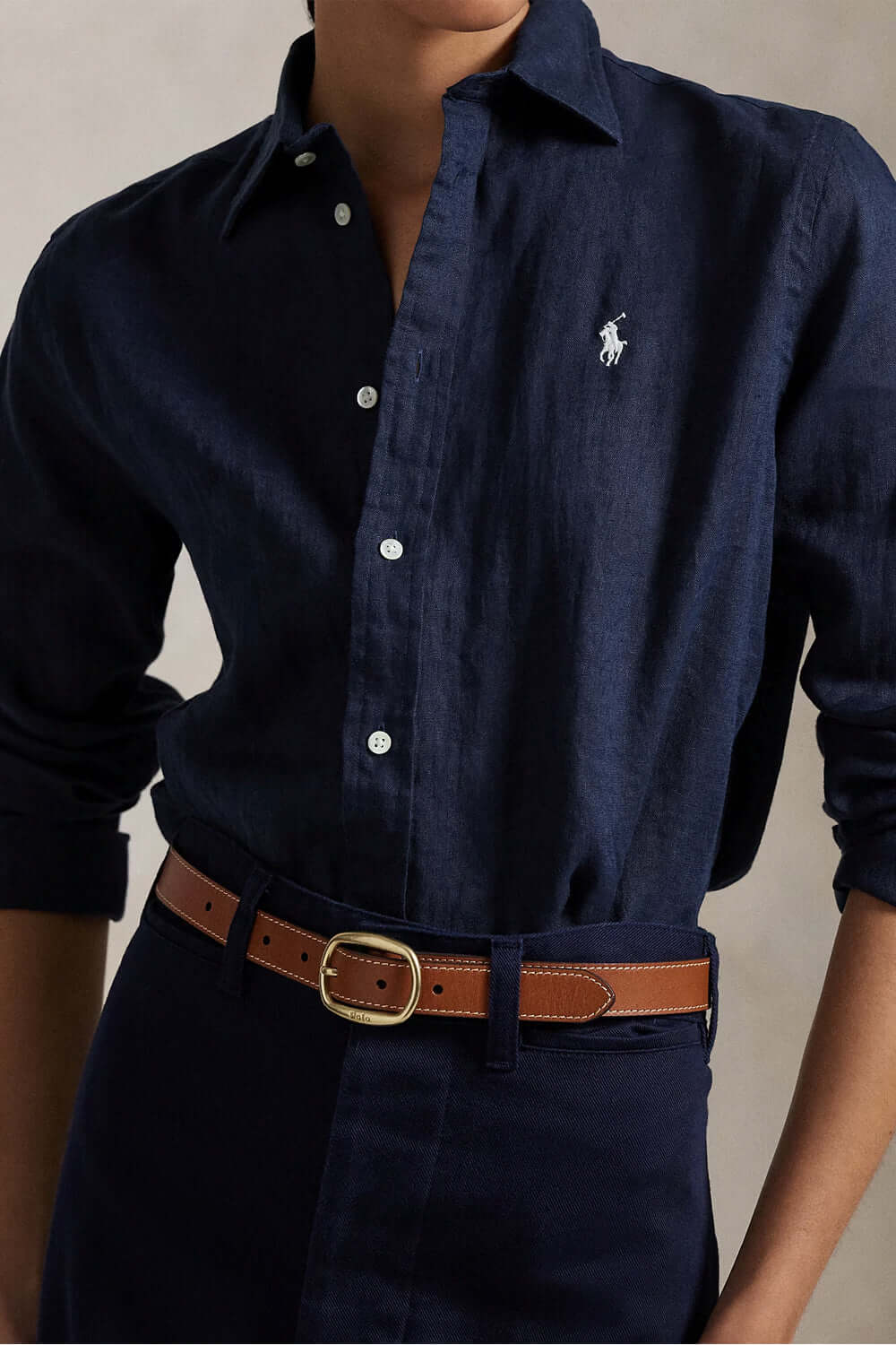 POLO RALPH LAUREN Camicia in lino Classic-Fit