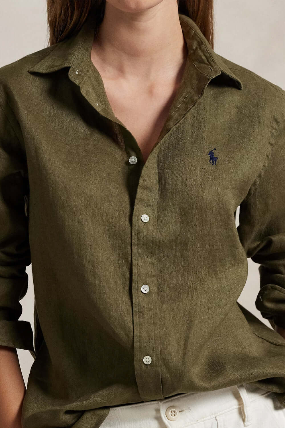 POLO RALPH LAUREN Camicia in lino Classic-Fit