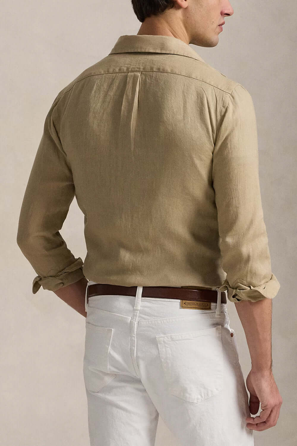 POLO RALPH LAUREN Camicia in lino Custom-Fit