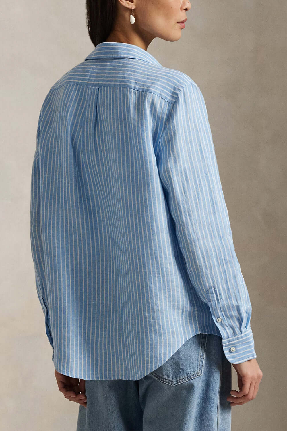 POLO RALPH LAUREN Camicia in lino a righe Classic-Fit