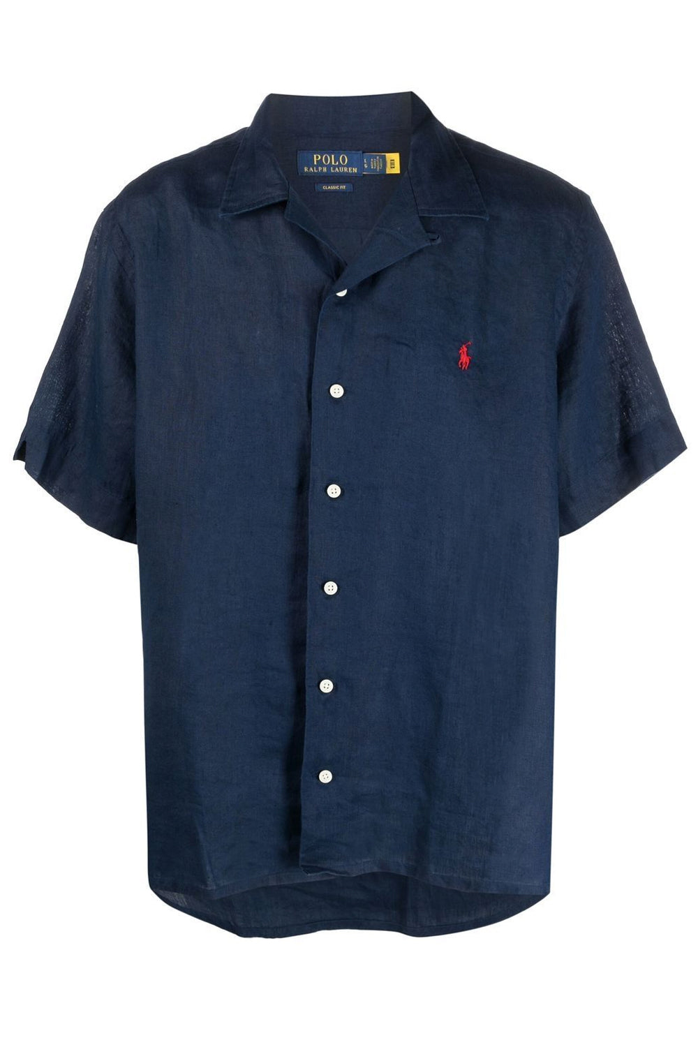 POLO RALPH LAUREN Camicia in lino mezza manica