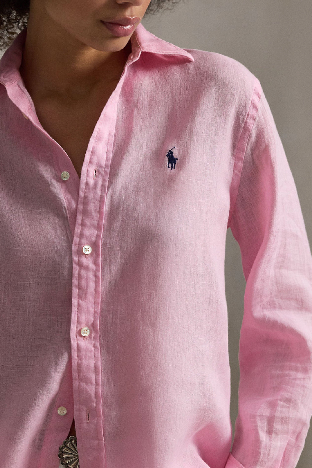 POLO RALPH LAUREN Camicia in lino oversize