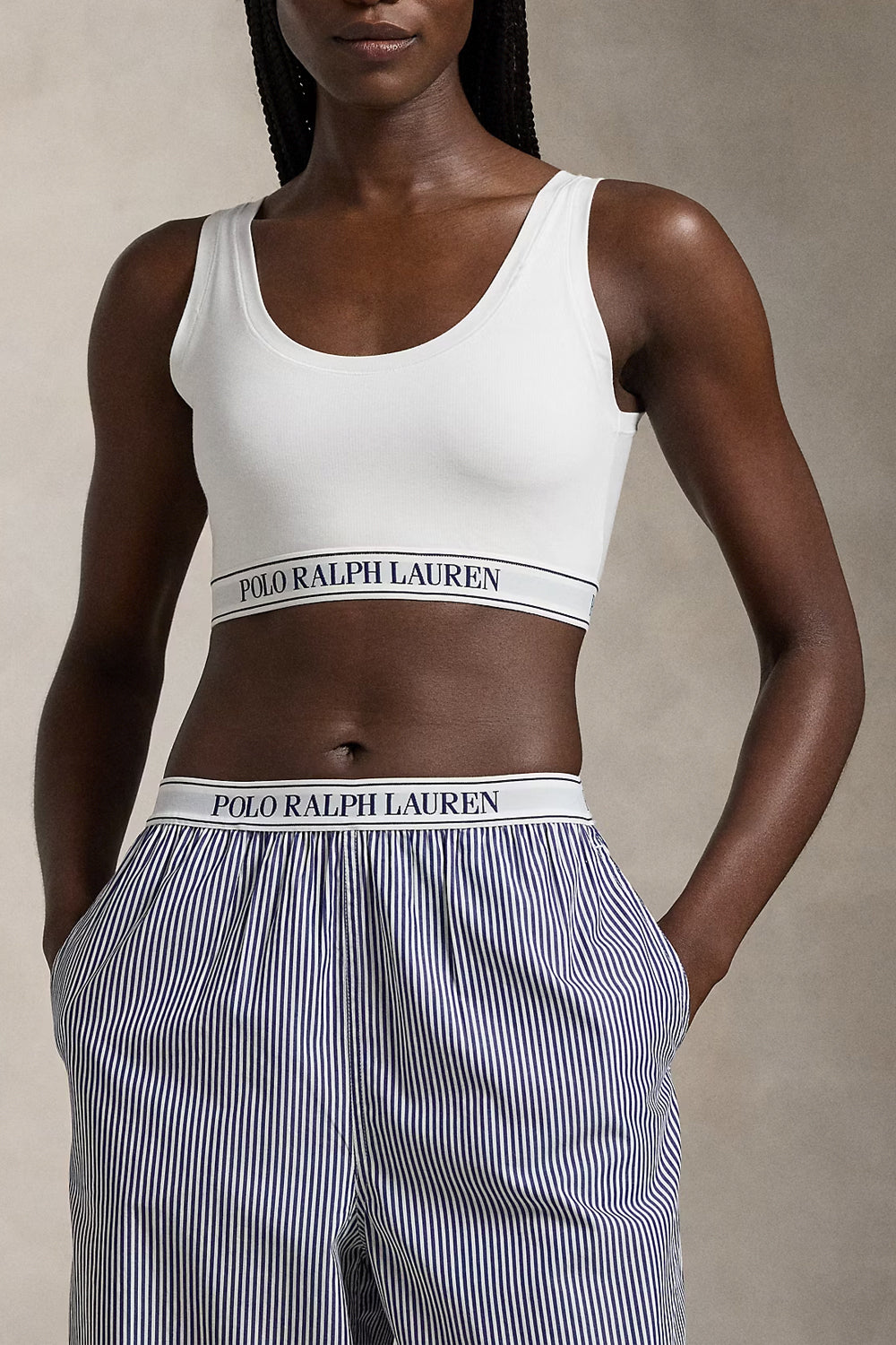 POLO RALPH LAUREN Canotta corta scollo rotondo