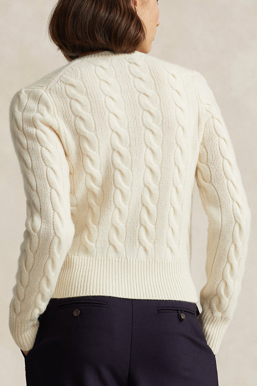 POLO RALPH LAUREN Cardigan a trecce in lana e cashmere POLO RALPH LAUREN