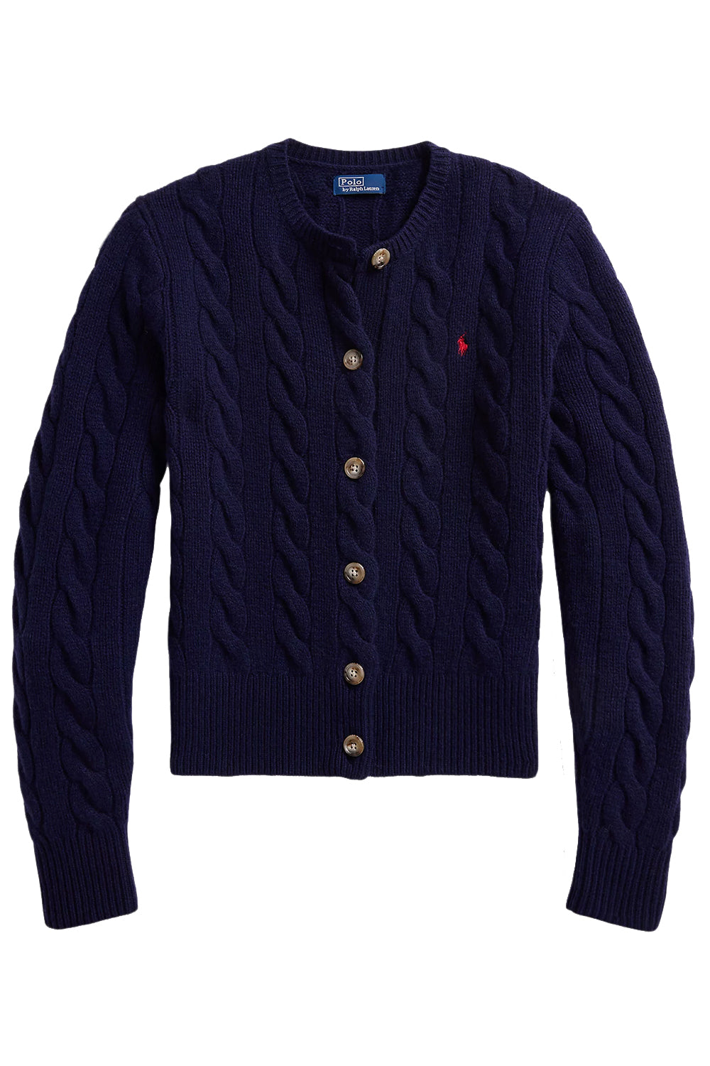POLO RALPH LAUREN Cardigan a trecce in lana e cashmere